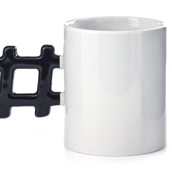 Hashtag-mugg