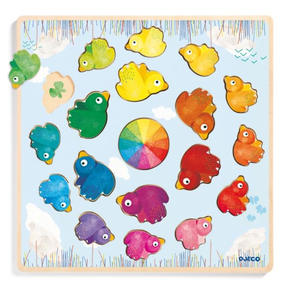 Djeco, Wooden puzzle, Ludicolori