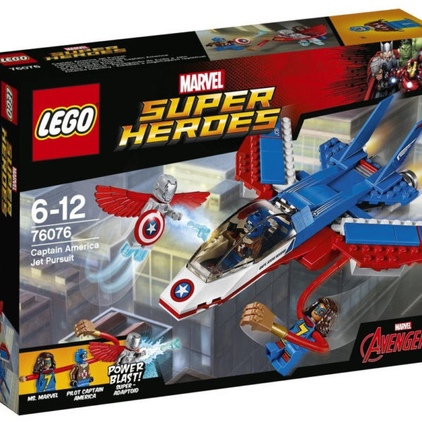 LEGO Super Heroes 76076, Captain America jetjakt
